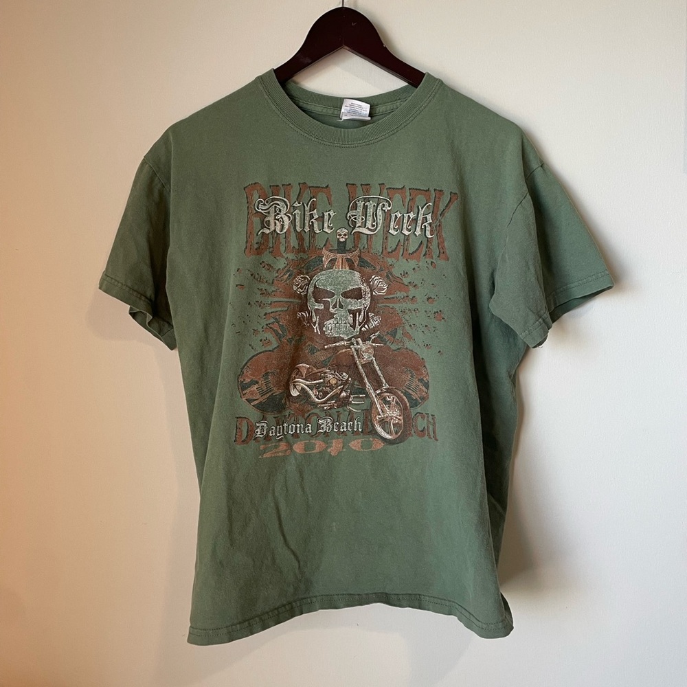 2010 y2kesc skull bike week tee
